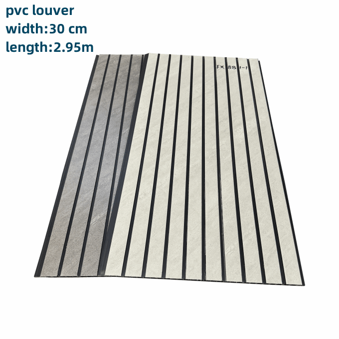 Panel PVC louvered