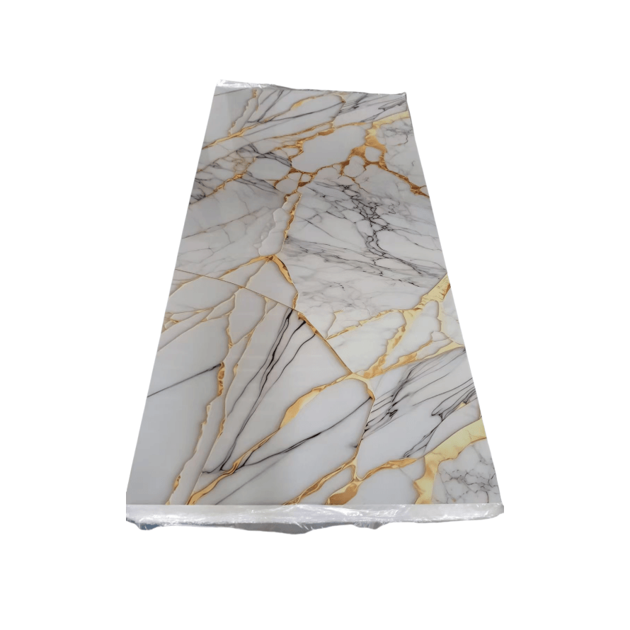 Reka Bentuk Marble Papan Dinding PVC