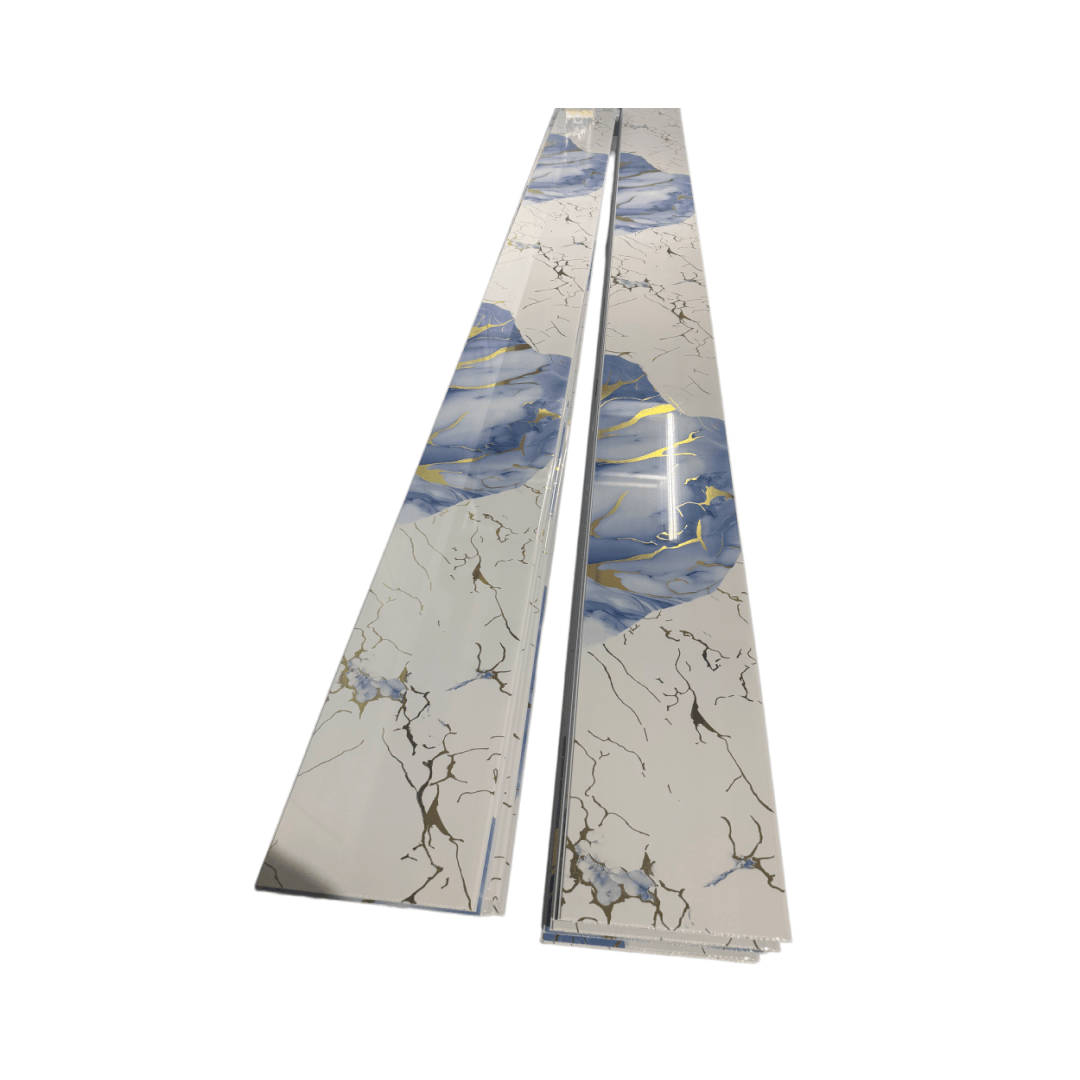 Panel Dinding PVC Bijian Kayu Panel Dinding Siling PVC untuk Hiasan Dinding